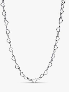 Pandora Linked Hearts Collier Necklace